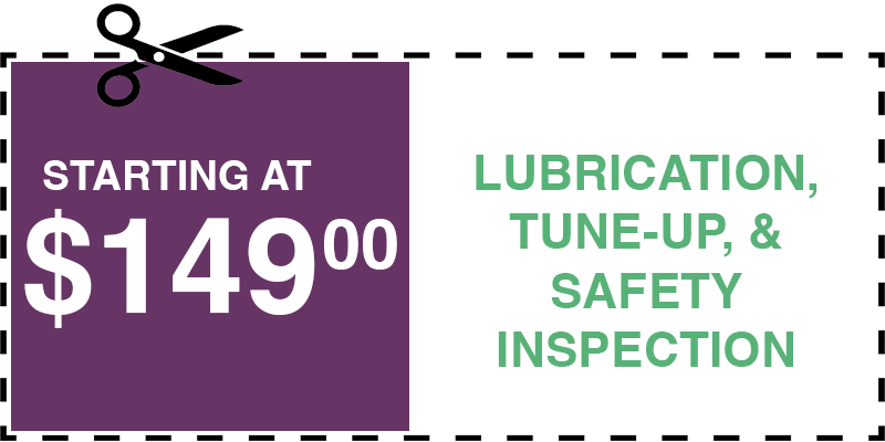 149 garage door MAINTENANCE