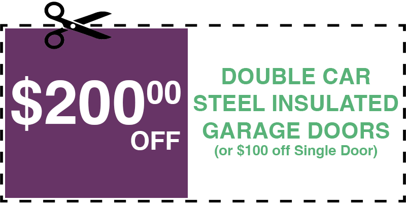 200 off garage door repair